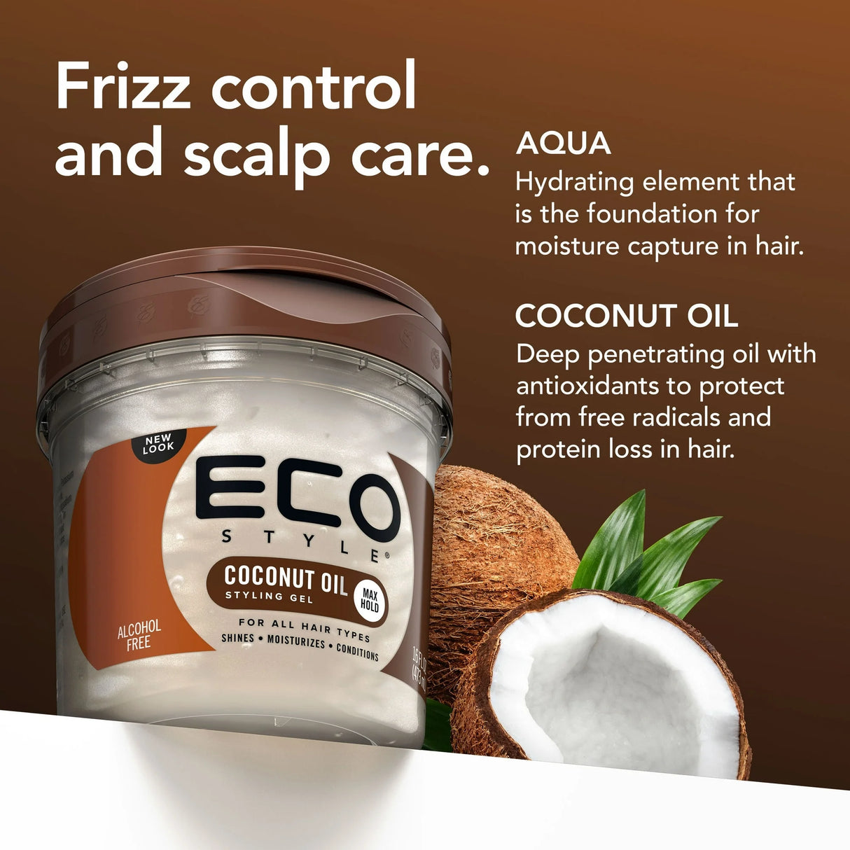 ECO STYLE Professional Styling Gel With Coconut Oil, 16 oz-748378004168-LR-355119-5-LR eShop