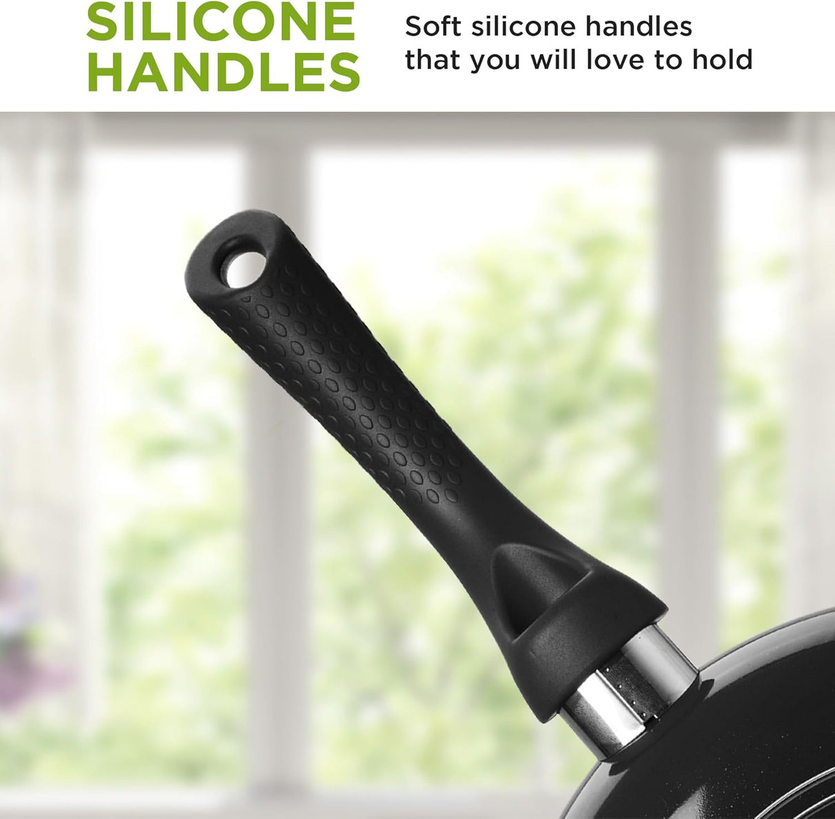 ecolution Artistry Nonstick Frying Pan - Black, 8"-741393418422-LR-263591-5-LR eShop