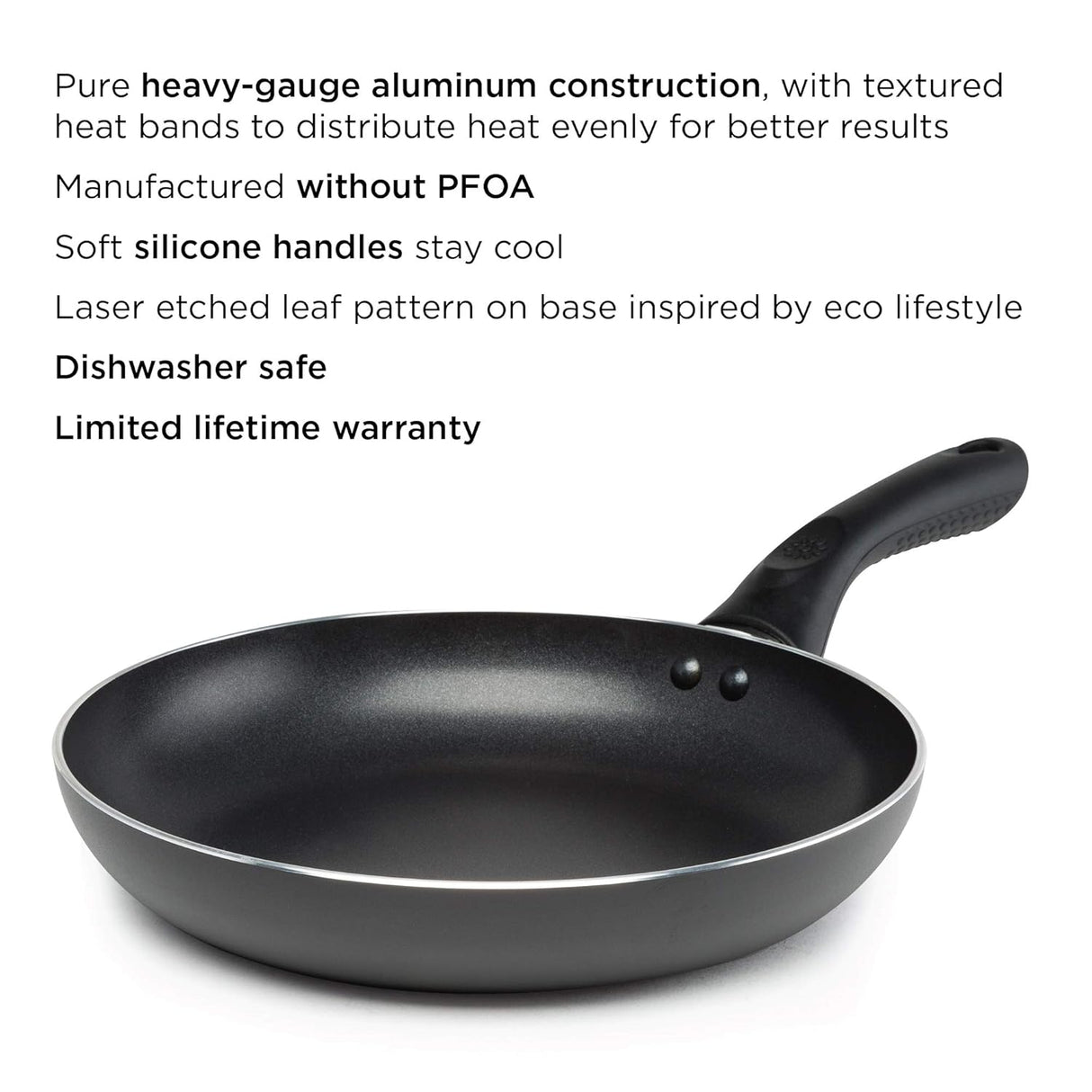 ecolution Evolve Fry Pan - Black, 9.5"-741393425765-LR-263602-2-LR eShop