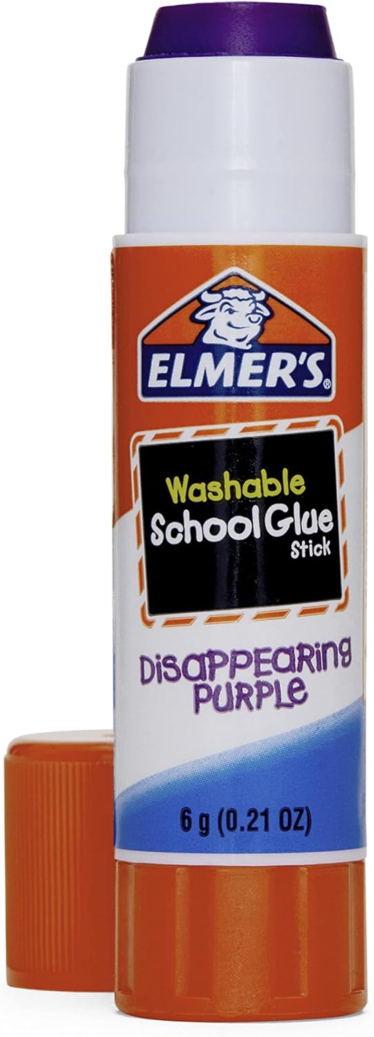 Elmer's Washable Dissappearing Purple School Glue Sticks - 3 Pack-026000005203-LR-202293-2-LR eShop
