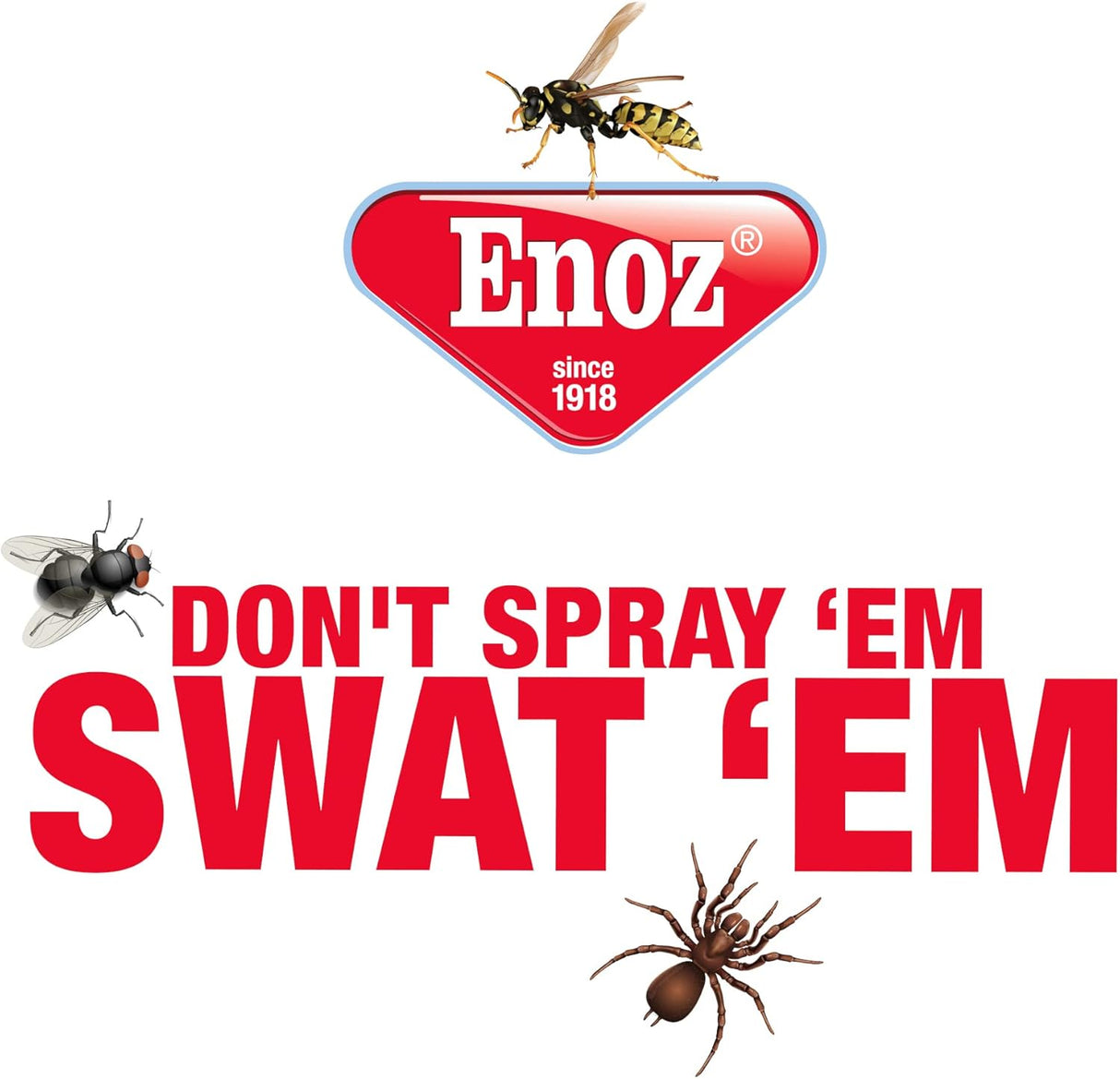 Enoz Heavy Duty Flyswatter with Vented Design - Assorted Colors, 2 count-070922100348-LR-254717-6-LR eShop