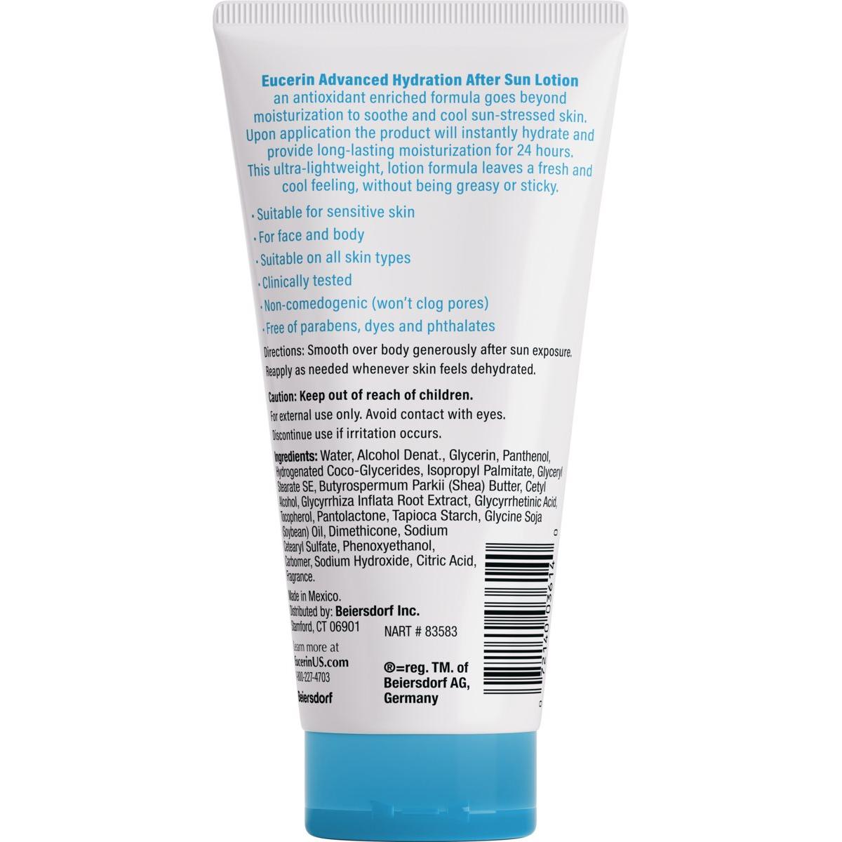Eucerin Advanced Hydration After Sun Lotion, 6.8 Fl Oz Tube-072140036140-LR-363514-2-LR eShop