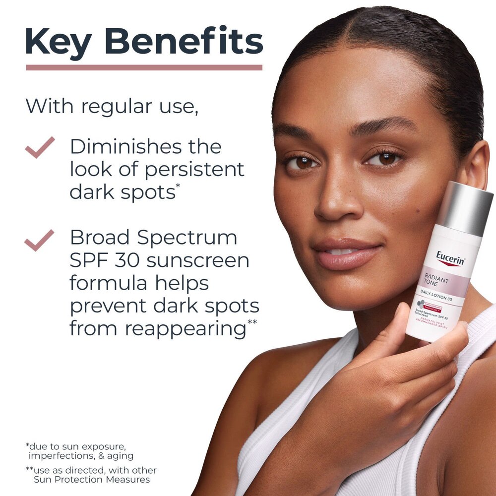 Eucerin Radiant Tone Daily Face Lotion Broad Spectrum SPF 30, Dark Spot Corrector with Thiamidol, 1.7 Fl Oz-072140040093-LR-362743-3-LR eShop