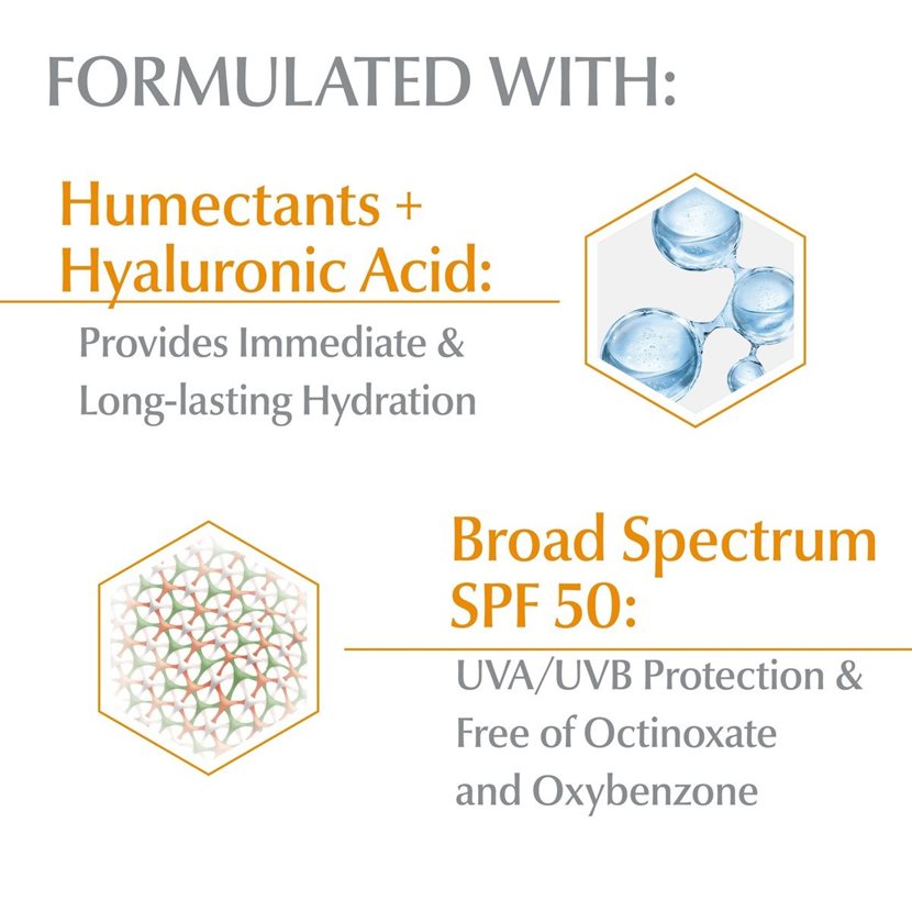 Eucerin Sun Advanced Hydration SPF 50 Sunscreen Lotion with Hyaluronic Acid, 5 Fl Oz Tube-072140032258-LR-363499-3-LR eShop