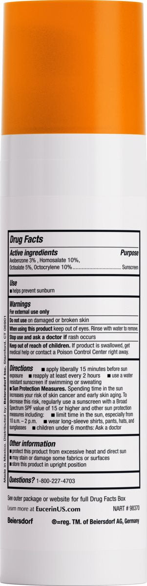 Eucerin Sun Age Defense Face Sunscreen Lotion, Hyaluronic Acid, Non-Comedogenic, SPF 50, 2.5 fl oz-072140032227-LR-363497-2-LR eShop