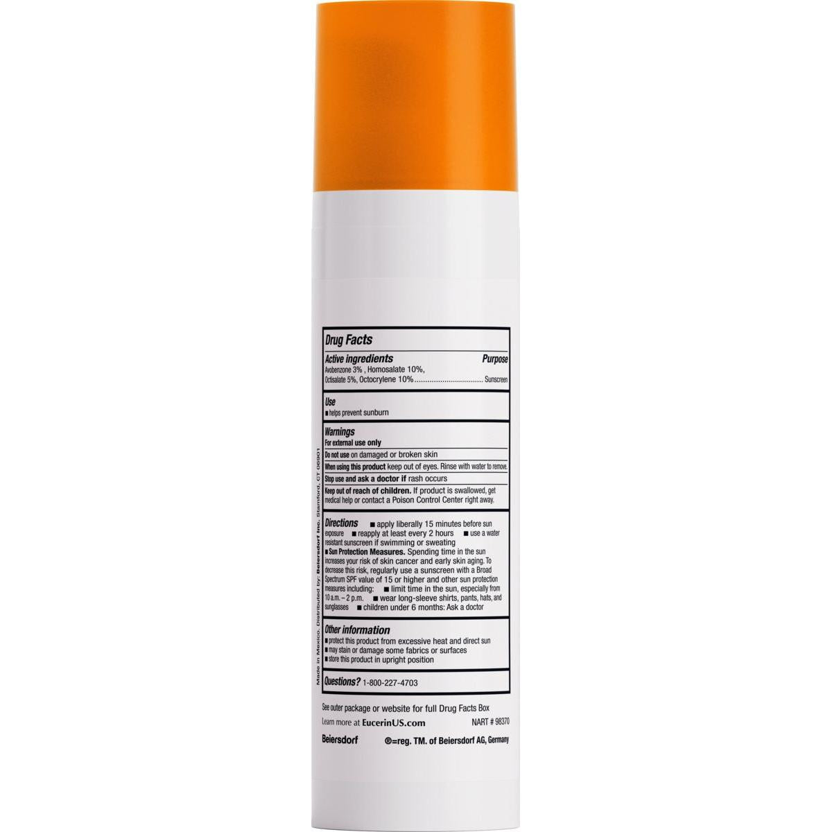 Eucerin Sun Age Defense Face Sunscreen Lotion, Hyaluronic Acid, Non-Comedogenic, SPF 50, 2.5 fl oz-072140032227-LR-363497-2-LR eShop