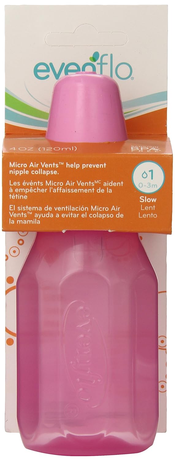 evenflo Classic Tinted Nursing Bottles - Assorted Colors, 4 oz-032884145843-LR-199594-1-LR eShop
