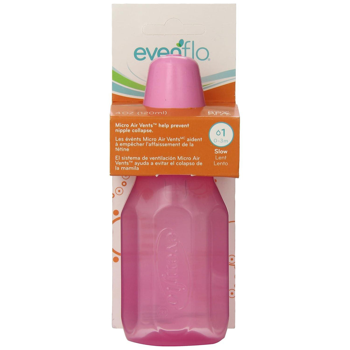 evenflo Classic Tinted Nursing Bottles - Assorted Colors, 4 oz-032884145843-LR-199594-1-LR eShop