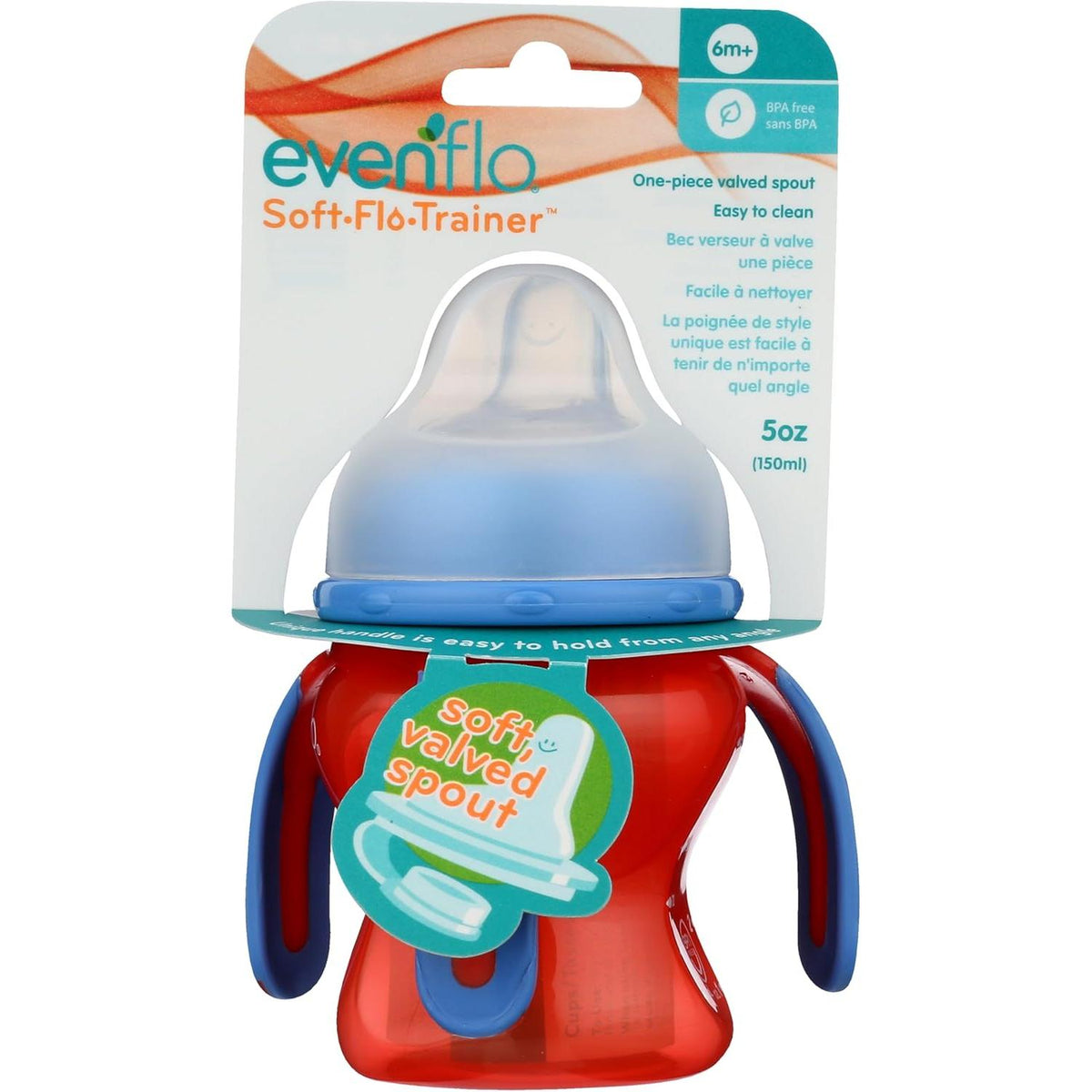 evenflo Soft Flo Trainer Cup - Assorted Colors-849409002334-LR-320543-1-LR eShop