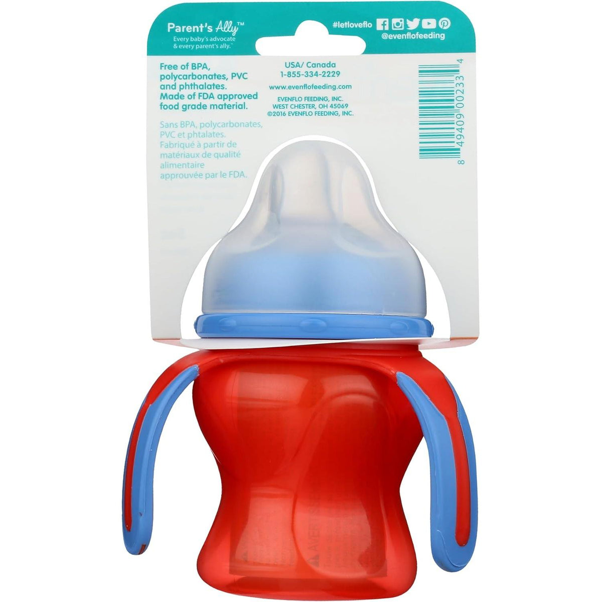 evenflo Soft Flo Trainer Cup - Assorted Colors-849409002334-LR-320543-2-LR eShop