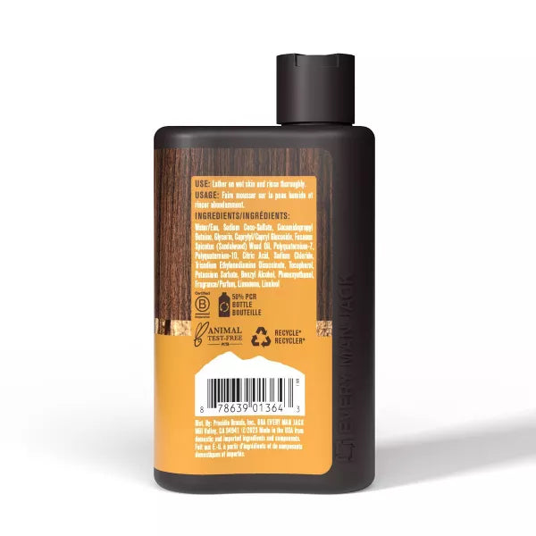 Every Man Jack Body Wash - Sandalwood, 3 oz-878639013643-LR-355236-13-LR eShop