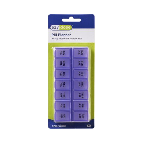 Ezy Dose (7-Day) Pill, Medicine, Vitamin Organizer Box Large Compartments | Transparent Lids-025715673752-LR-254178-1-LR eShop