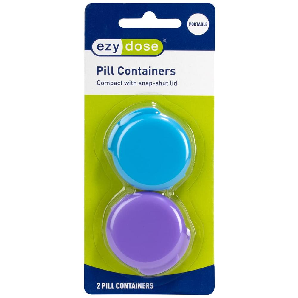 ezy dose Daily Rounds Pill Container Set - Assorted Colors, 2 count-025715677002-LR-309972-1-LR eShop