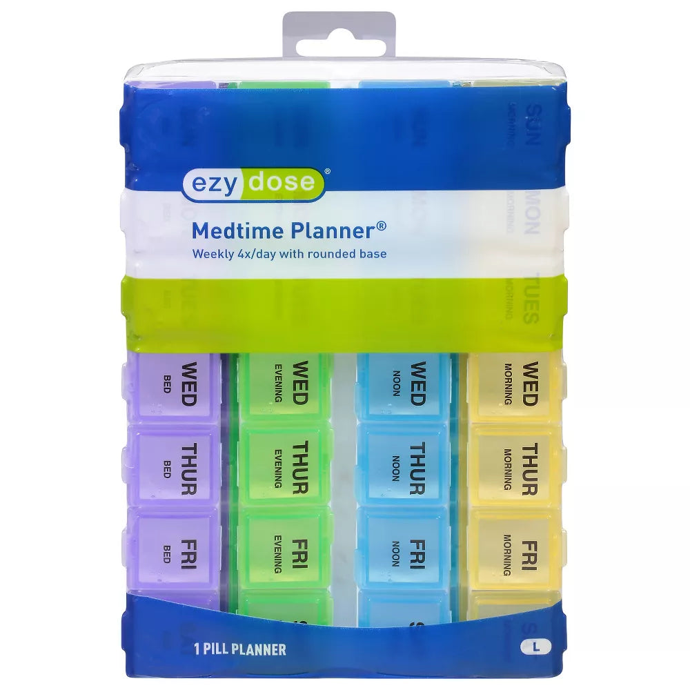 ezy dose Medtime Planner Large Pill Weekly Planner - Multicolored-025715671697-LR-254174-1-LR eShop