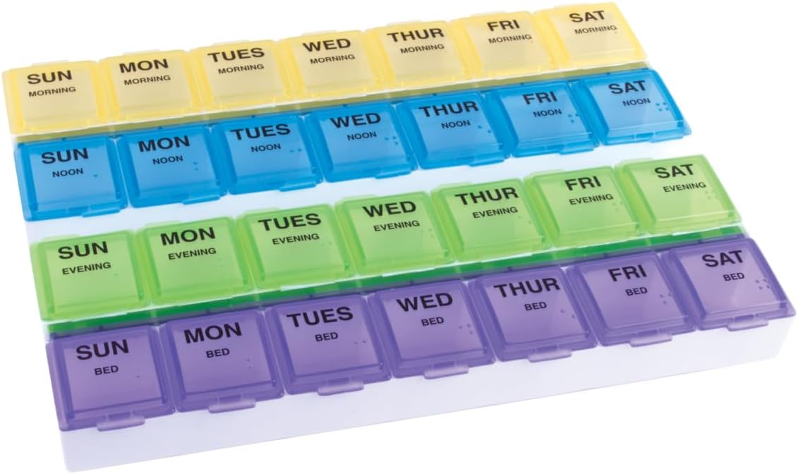 ezy dose Medtime Planner Large Pill Weekly Planner - Multicolored-025715671697-LR-254174-2-LR eShop