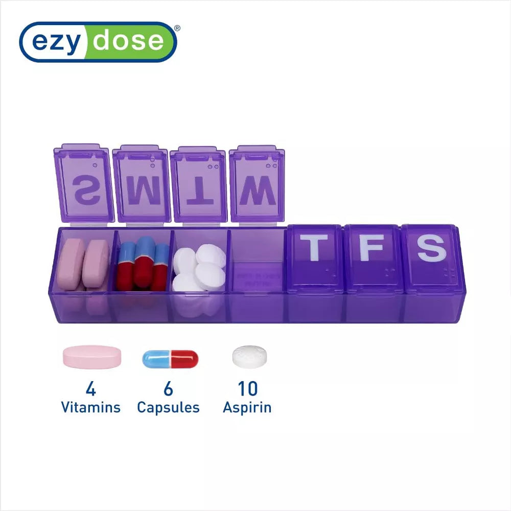 ezy dose Pill Organizer Compact Daily Medication Storage Case - Assorted-025715677040-LR-309974-3-LR eShop