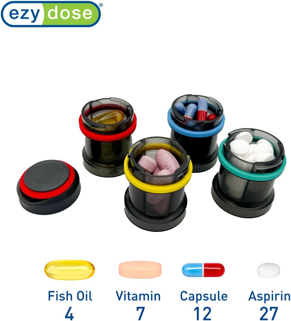 ezy dose Stackable Four Day Pill Organizer - Rainbow-025715014661-LR-355360-3-LR eShop