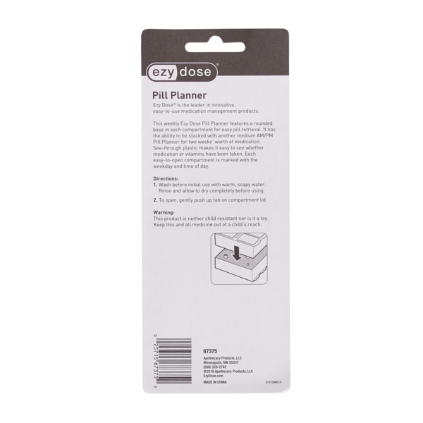 ezy dose Weekly AM/PM Pill Organizer - Assorted-025715673752-LR-254178-7-LR eShop