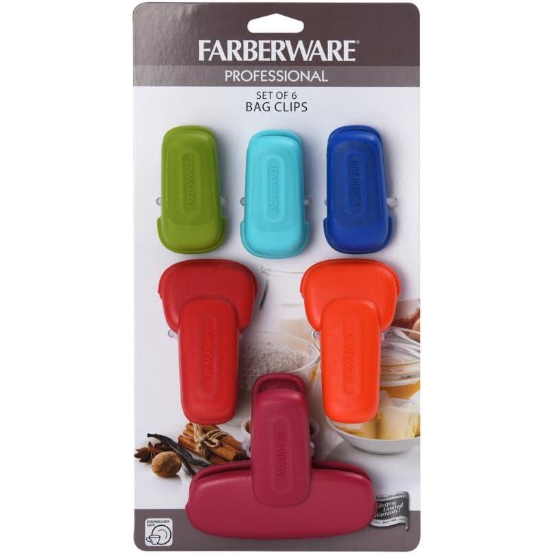 Farberware Professional All-Purpose Magnetic Bag Clips, Assorted Colors-024131378753-LR-342034-1-LR eShop