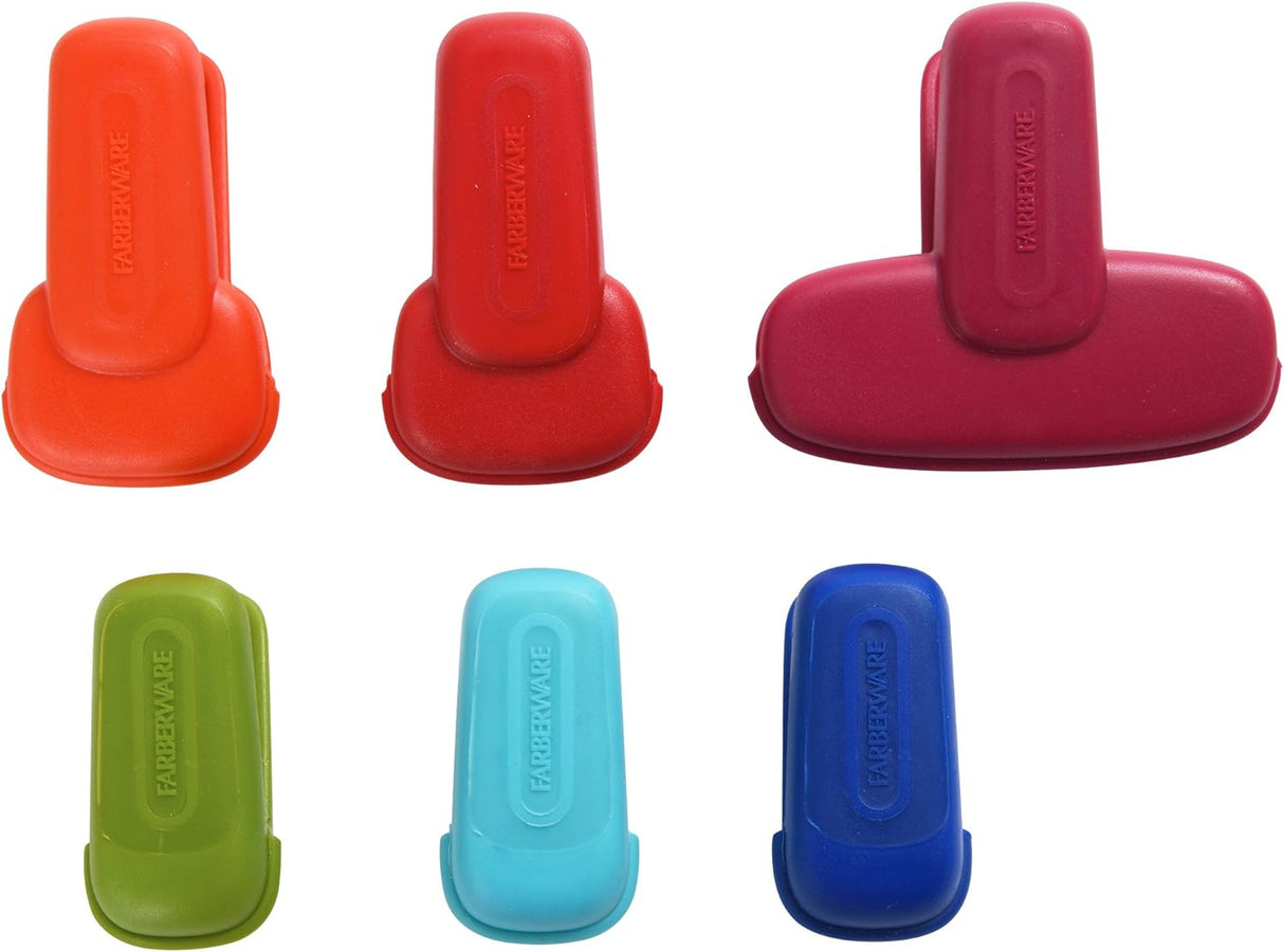 Farberware Professional All-Purpose Magnetic Bag Clips, Assorted Colors-024131378753-LR-342034-2-LR eShop