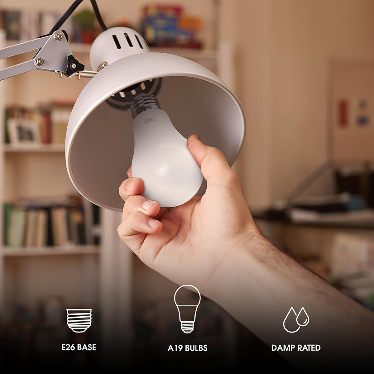 FEIT Electric 100 Watt Enhance A19 LED Light Bulb - Bright White, 2 count-017801154467-LR-347803-9-LR eShop