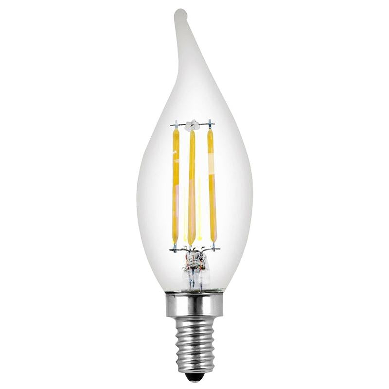 Feit Electric 40-Watt Equivalent BA10 E12 Candelabra Dimmable Filament CEC Clear Glass Chandelier LED Light Bulb - Soft White, 2 pack-017801209891-LR-347806-2-LR eShop