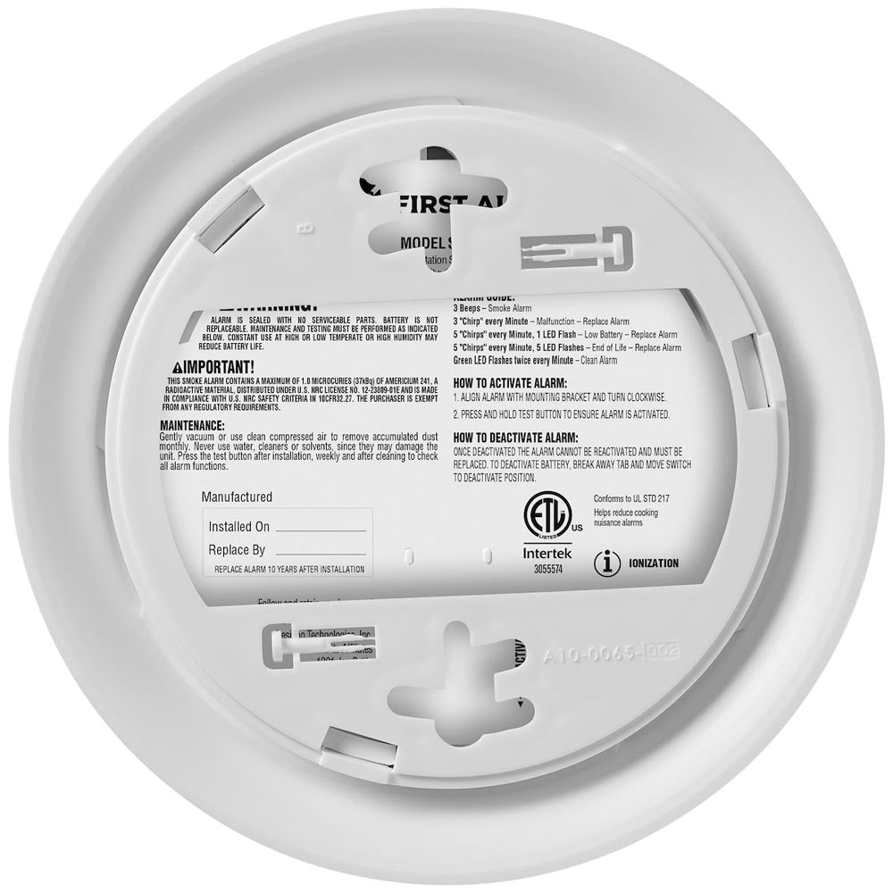 FIRST ALERT Precision Detection 10-Year Sealed Battery Smoke Alarm-029054022653-LR-361047-4-LR eShop