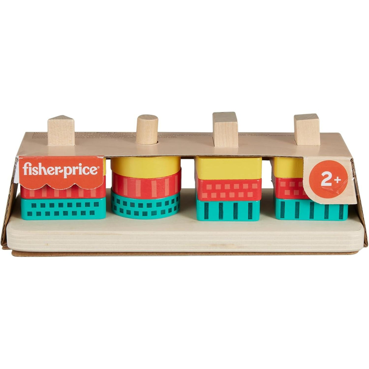Fisher-Price Toddler Sorting Toy Wooden Shape Stacker-194735238187-LR-357616-1-LR eShop