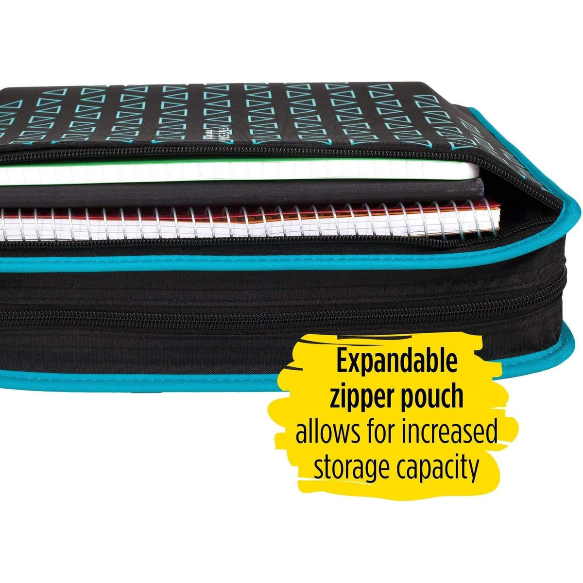 Five Star 2" Xpanz Zipper Binder Expandable with Interior Pockets, Assorted Colors-043100290407-LR-137471-3-LR eShop