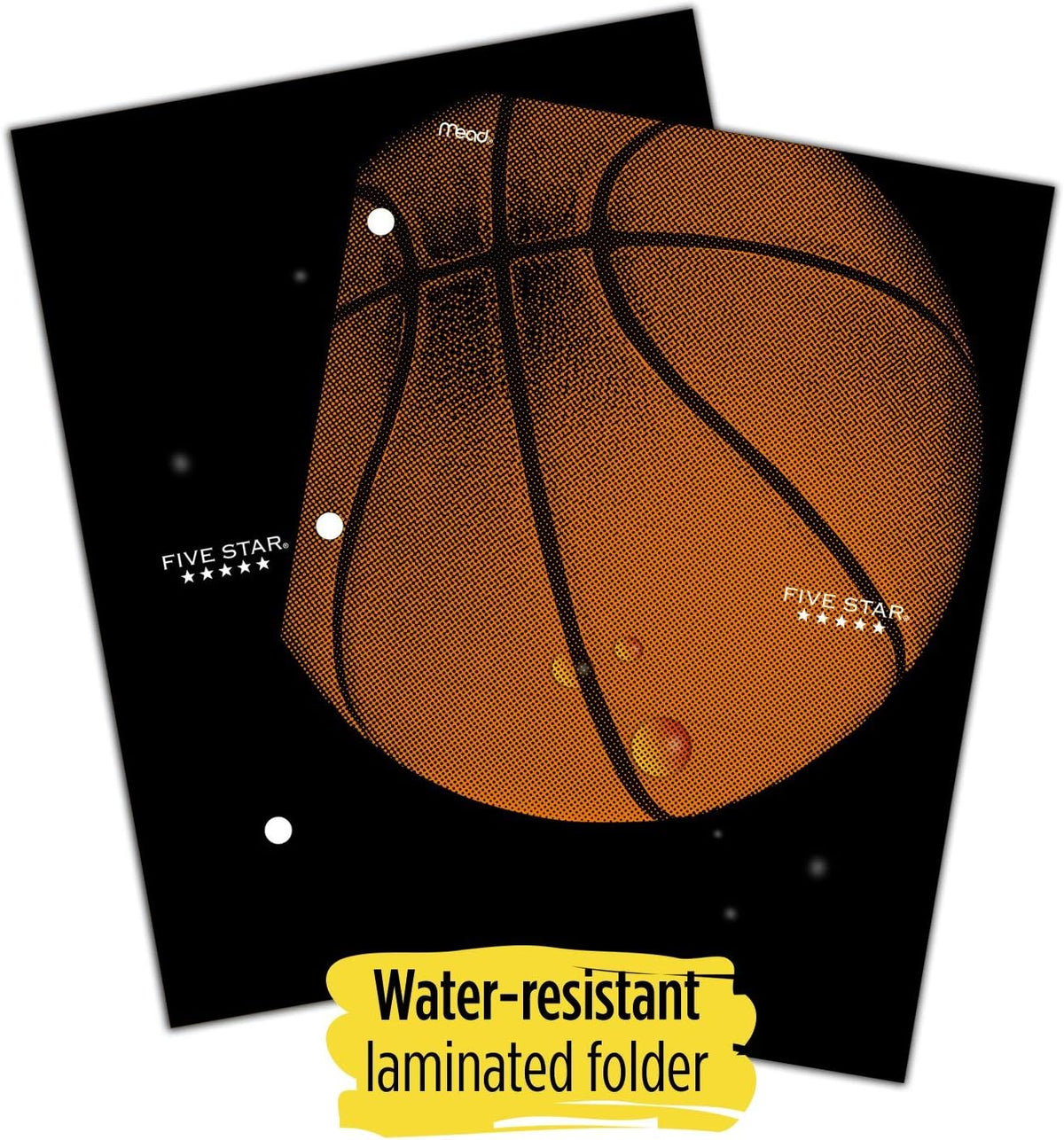 FIVE STAR 4 Pocket Water-Resistant Paper Folder - Assorted Sports Designs-043100331766-LR-349733-4-LR eShop