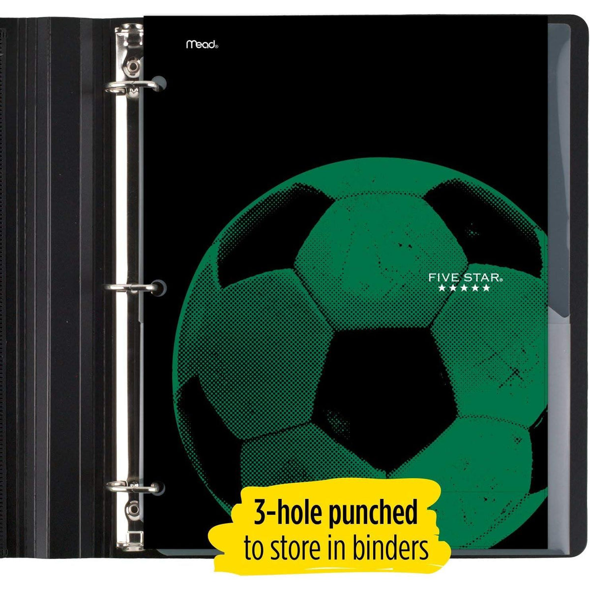 FIVE STAR 4 Pocket Water-Resistant Paper Folder - Assorted Sports Designs-043100331766-LR-349733-6-LR eShop