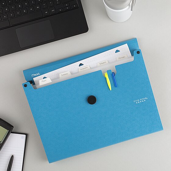 FIVE STAR 6-Pocket Expanding File - Assorted Colors-1004310035552-LR-185451-4-LR eShop