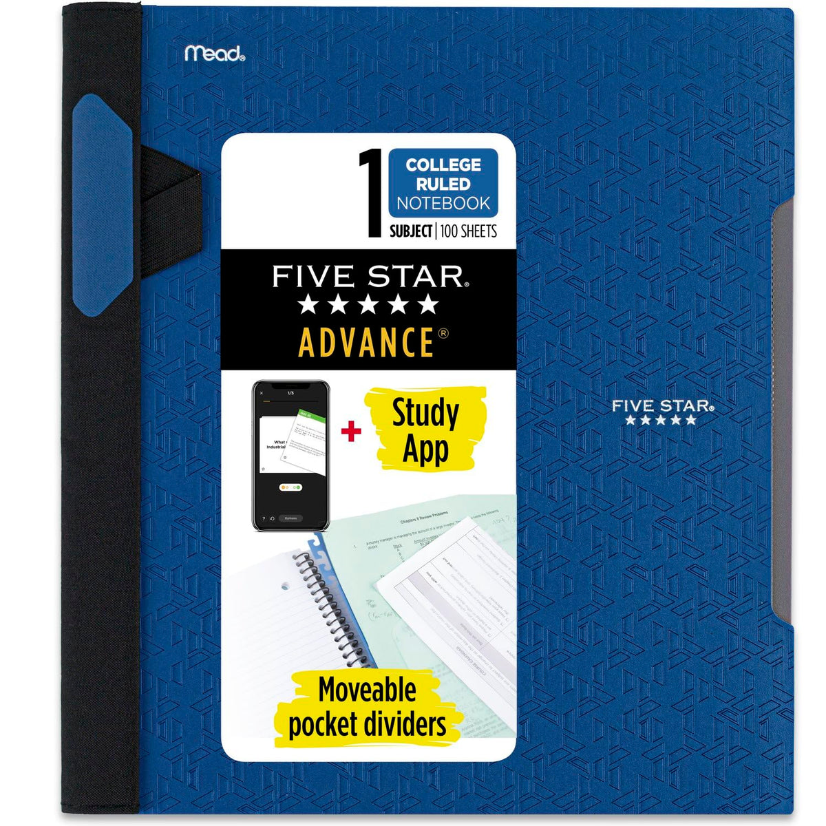 Five Star College Ruled Advance Wirebound Notebook - Assorted Colors, 1 Subject-043100063223-LR-325898-1-LR eShop