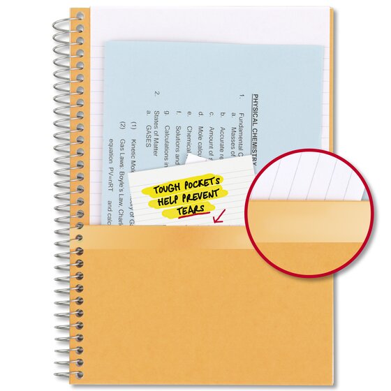 Five Star College Ruled Advance Wirebound Notebook - Assorted Colors, 9.5" x 6", 2 Subject-043100064404-LR-325900-3-LR eShop