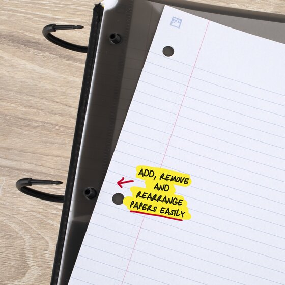 FIVE STAR Flex College Rules Refillable Hybrid NoteBinder - Assorted Colors, 1"-00043100293286-LR-185147-6-LR eShop