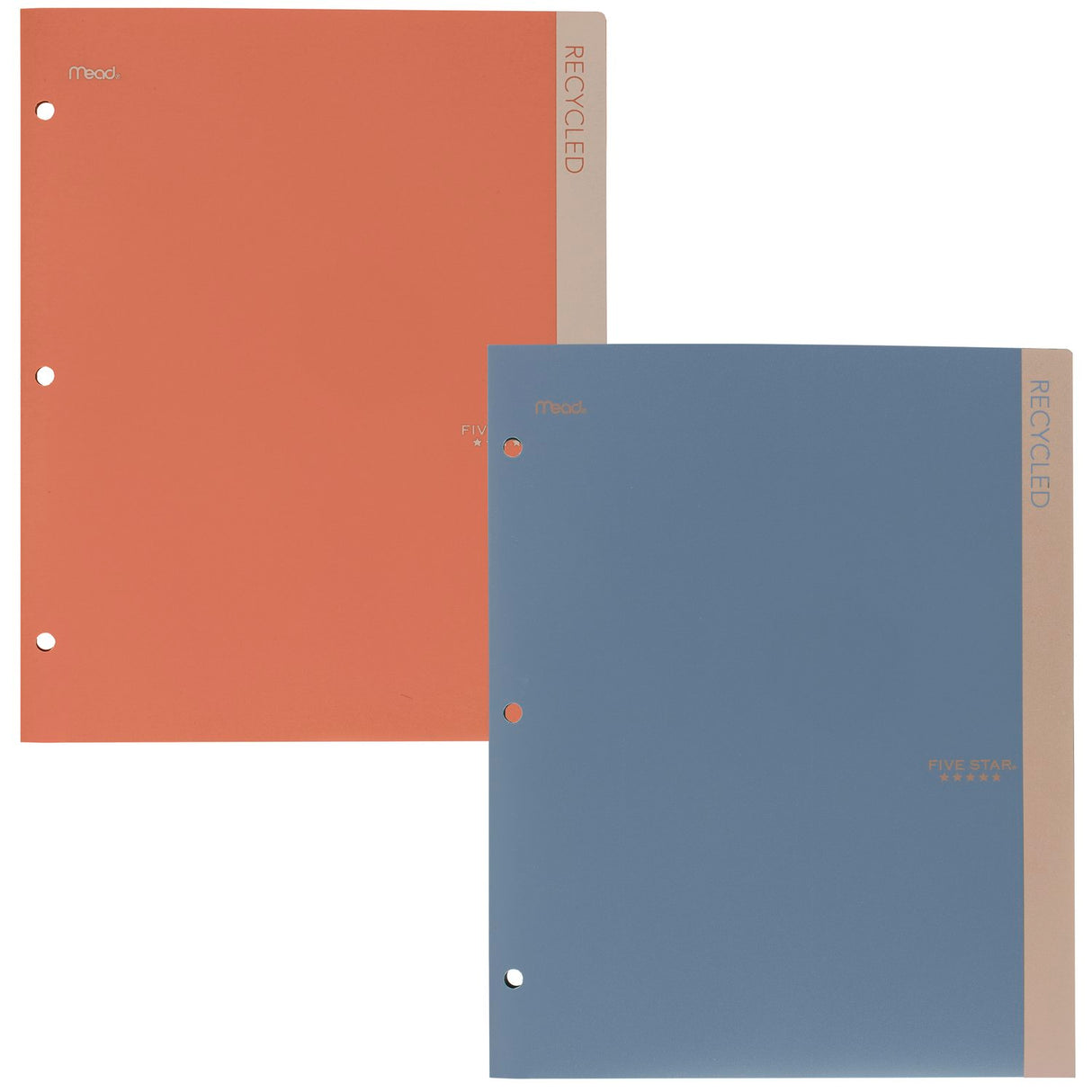 Five Star Recycled Pocket Folder - 2 pack, Assorted-071723079024-LR-346443-3-LR eShop