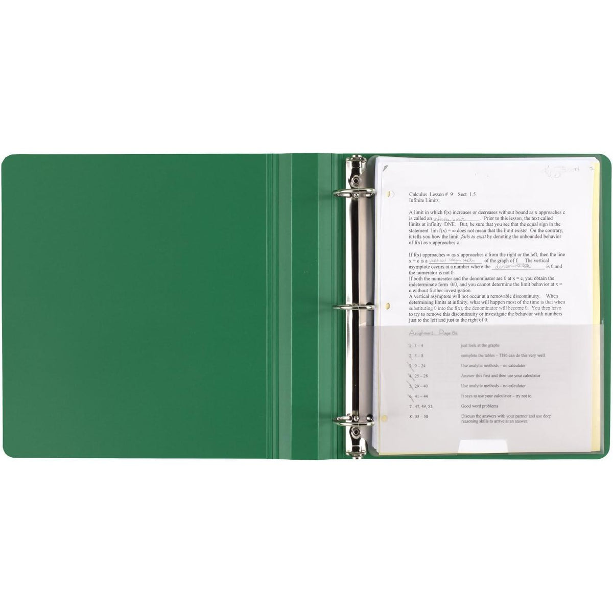 FIVE STAR Three Ring Plastic Binder - Assorted Colors, 1.5"-043100261360-LR-325897-3-LR eShop
