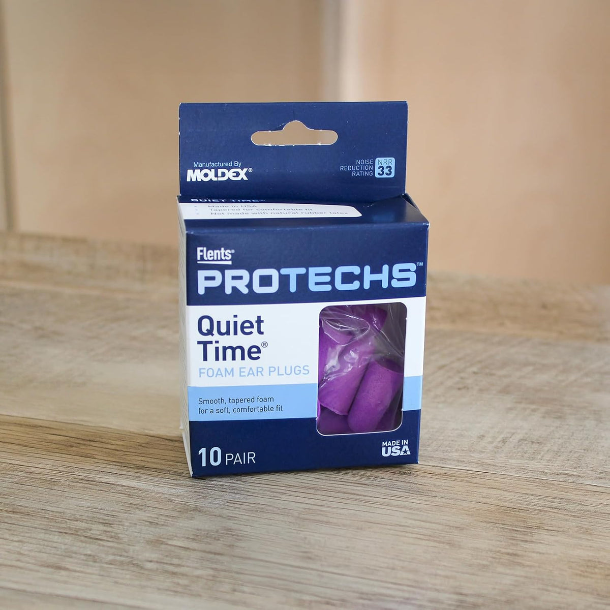 Flents PROTECHS Quiet Time Foam Ear Plugs - Purple, 10 pairs-023185680003-LR-338797-3-LR eShop