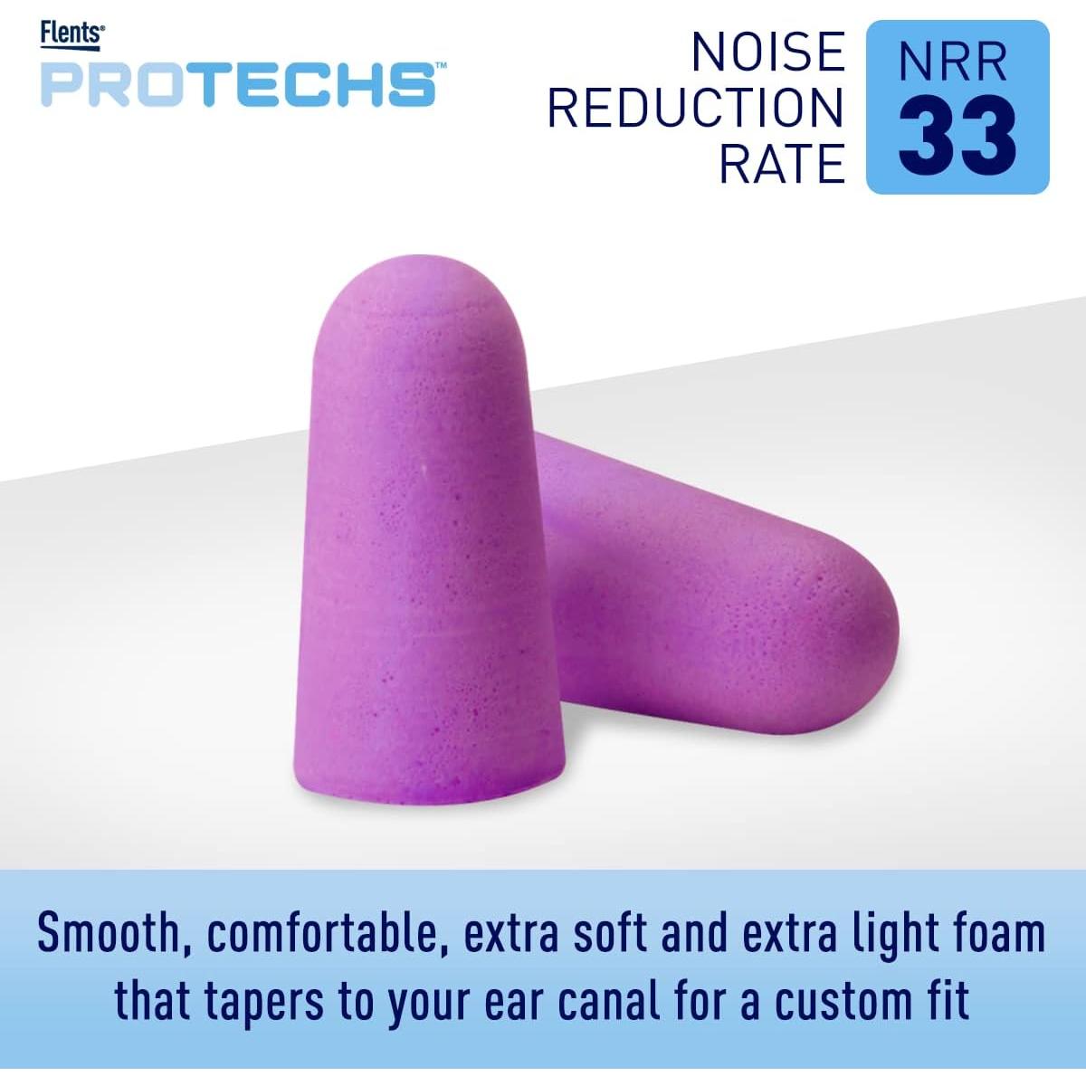 Flents PROTECHS Quiet Time Foam Ear Plugs - Purple, 10 pairs-023185680003-LR-338797-5-LR eShop