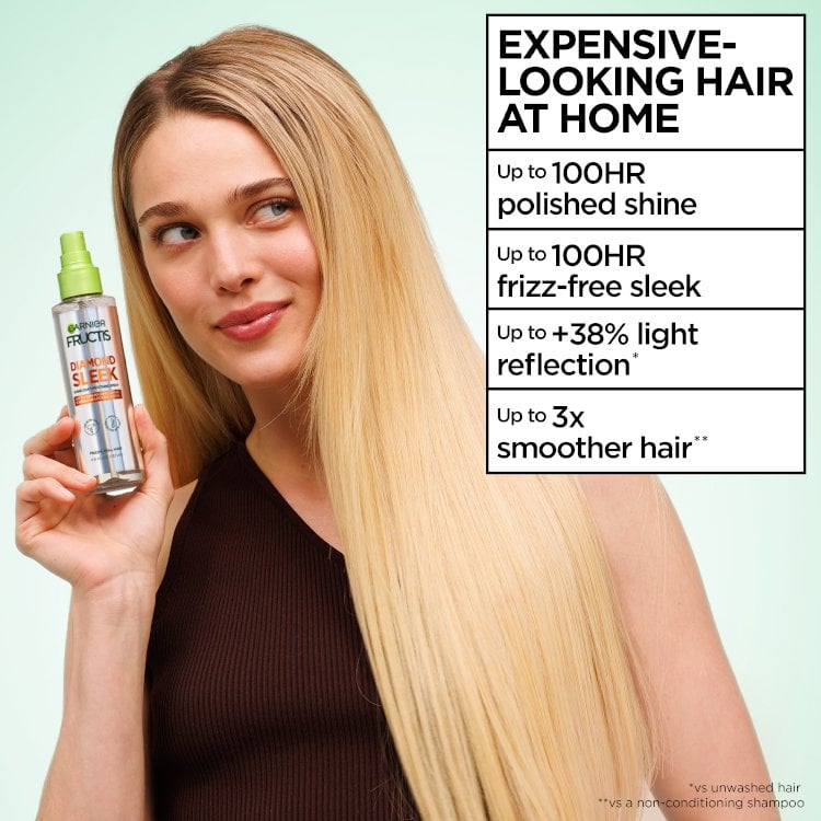 Garnier Fructis Diamond Sleek Hair Shine Spray, 4.6 oz-603084093861-LR-361982-3-LR eShop