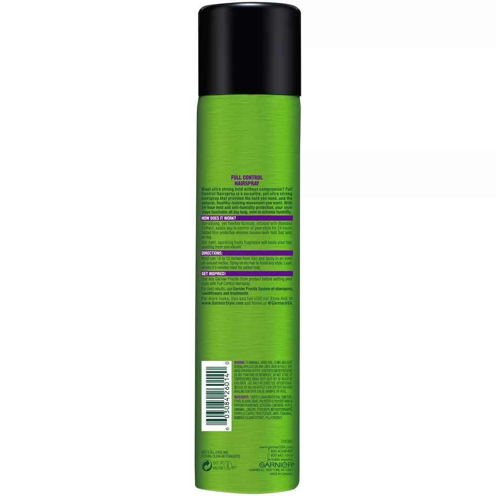 Garnier Fructis Style Full Control Anti-Humidity Ultra Strong Hold Hairspray, 8.25 oz-603084260140-LR-224387-2-LR eShop
