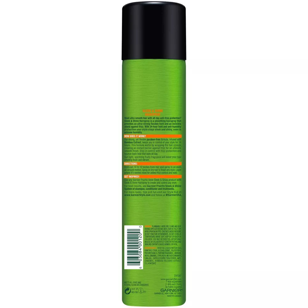 Garnier Fructis Style Sleek & Shine Hairspray, 8.25 oz-603084001200-LR-251473-2-LR eShop