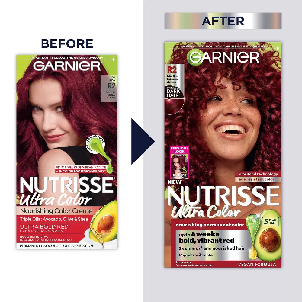 Garnier Nutrisse Ultra Creme Nourishing Permanent Color - R2 Medium Intense Auburn-603084223565-LR-361789-12-LR eShop
