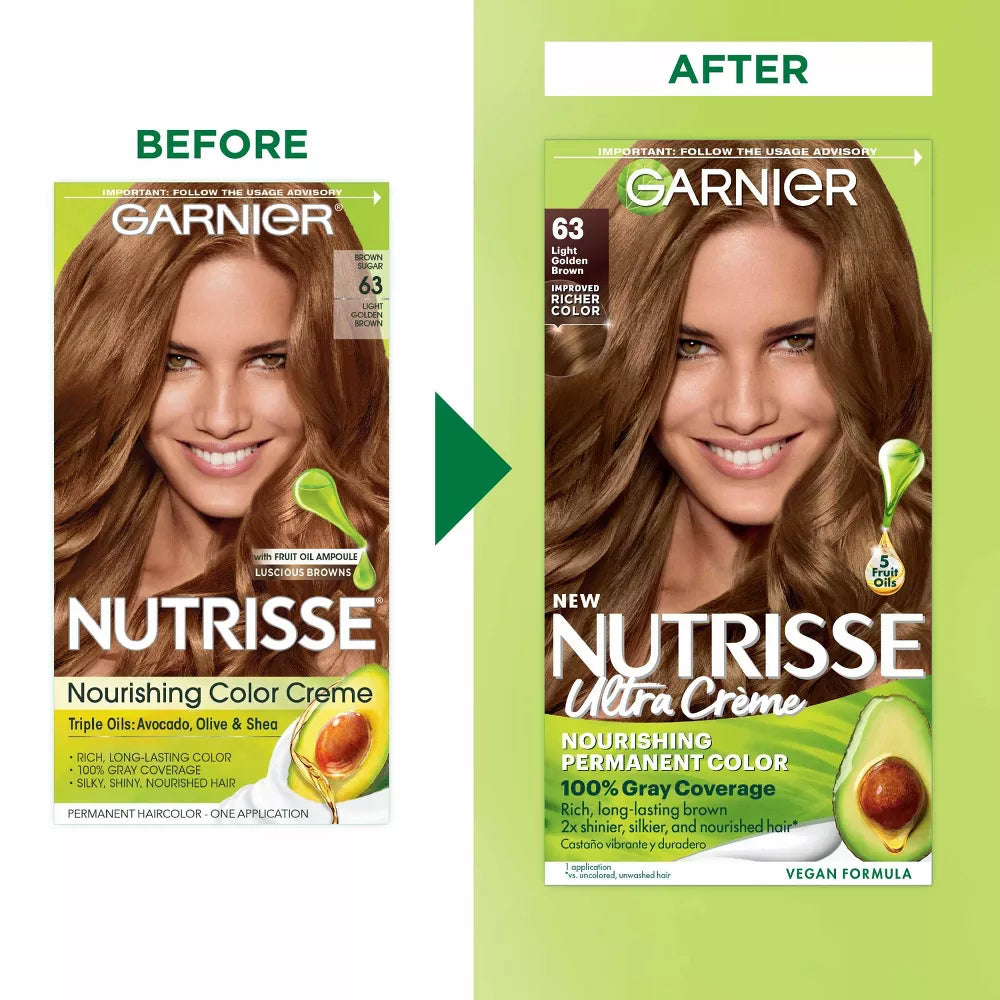 Garnier Nutrisse Ultra Creme Nourishing Permanent Hair Color - 63 Light Golden Brown-603084242641-LR-251542-9-LR eShop