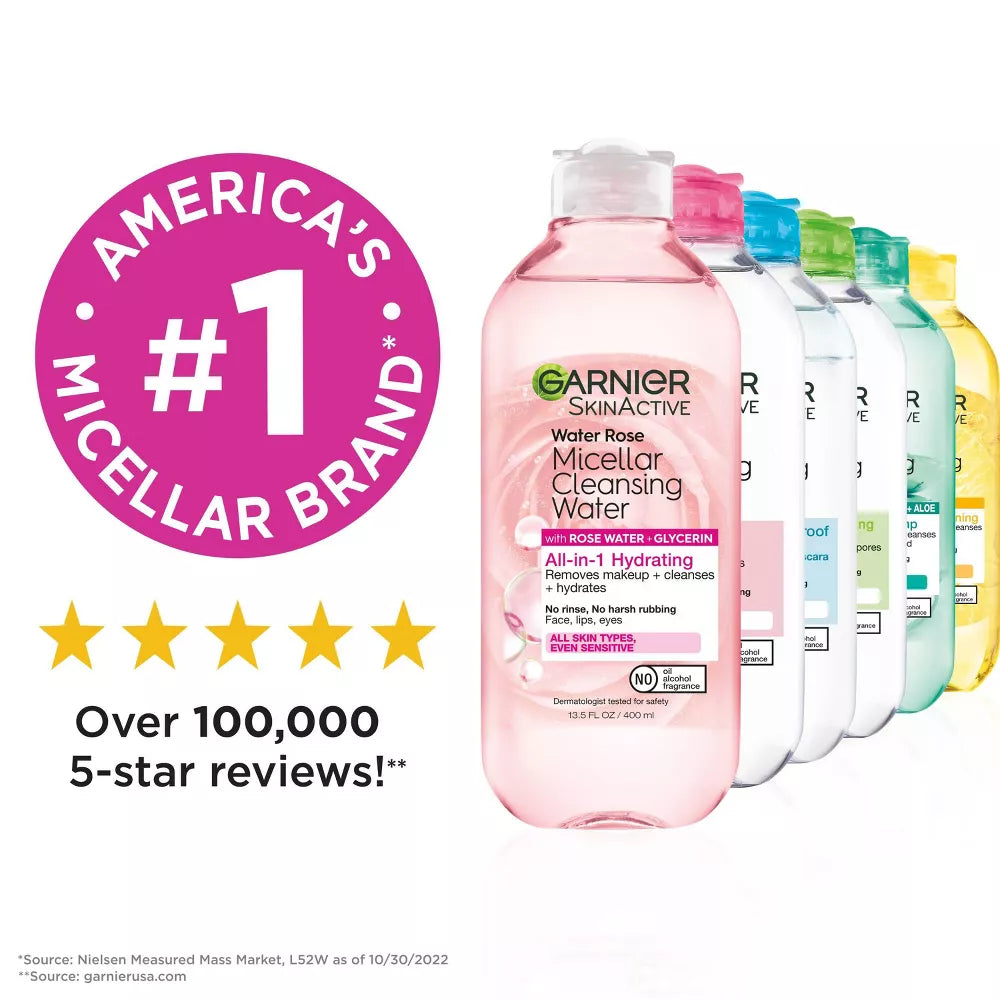 Garnier SkinActive Micellar Cleansing Water - All-In-1 Hydrating, 13.5 oz-603084569076-LR-334739-9-LR eShop