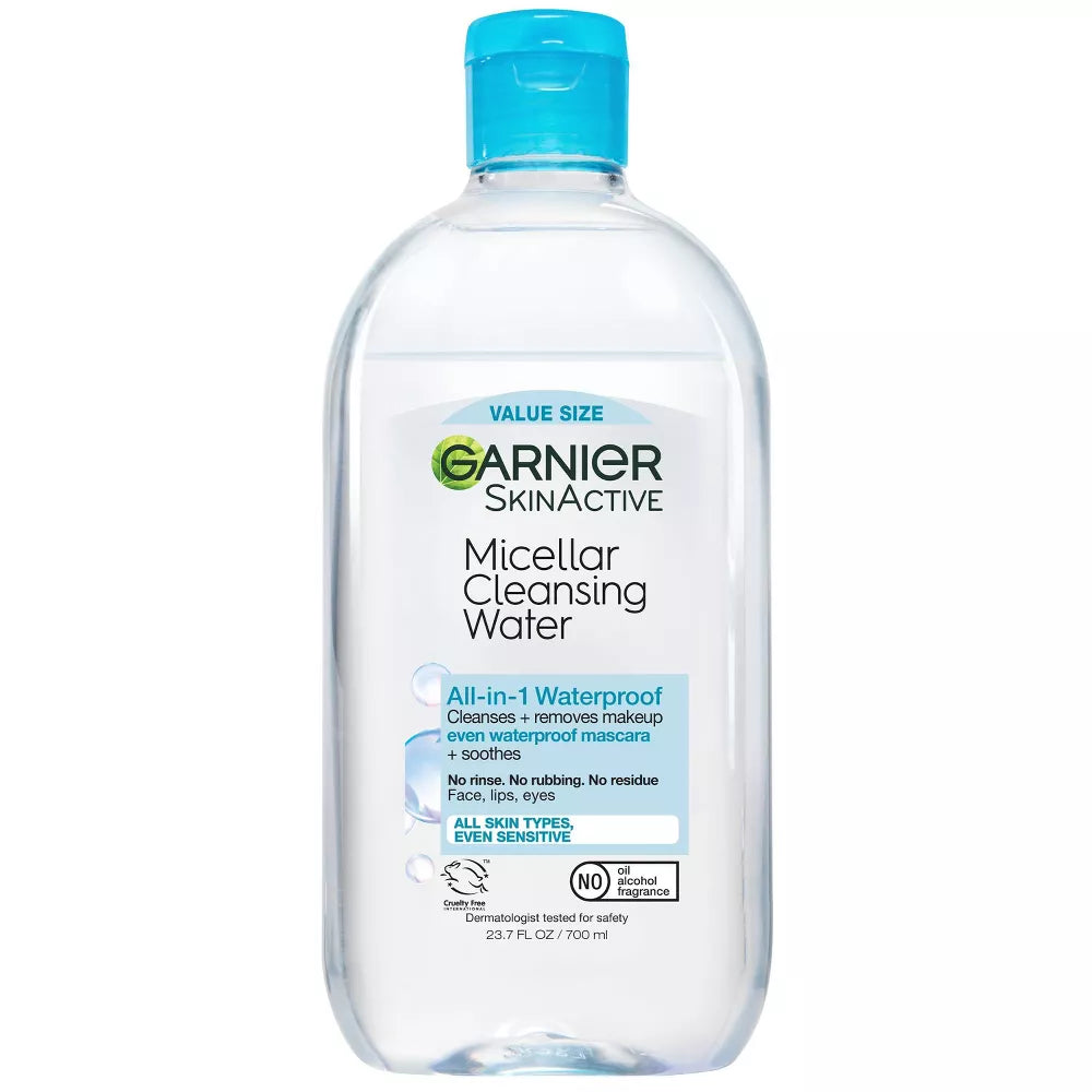 Garnier SkinActive Micellar Cleansing Water - All-In-1 Waterproof, 12.7 oz-603084548606-LR-342441-1-LR eShop