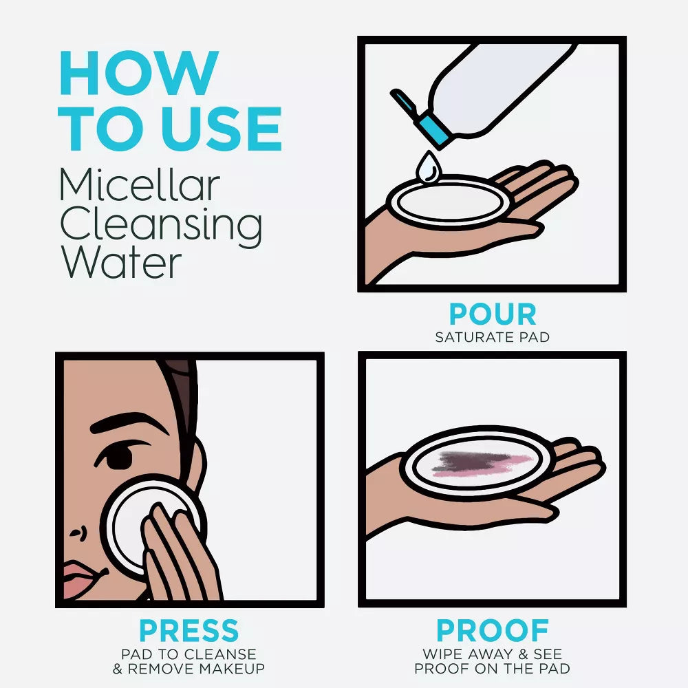 Garnier SkinActive Micellar Cleansing Water - All-In-1 Waterproof, 13.5 oz-603084454693-LR-296025-7-LR eShop