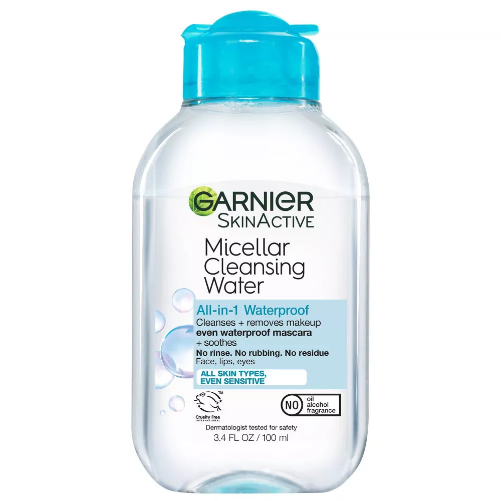 Garnier SkinActive Micellar Cleansing Water - All-In-1 Waterproof, 3.4 oz-603084494514-LR-309789-1-LR eShop