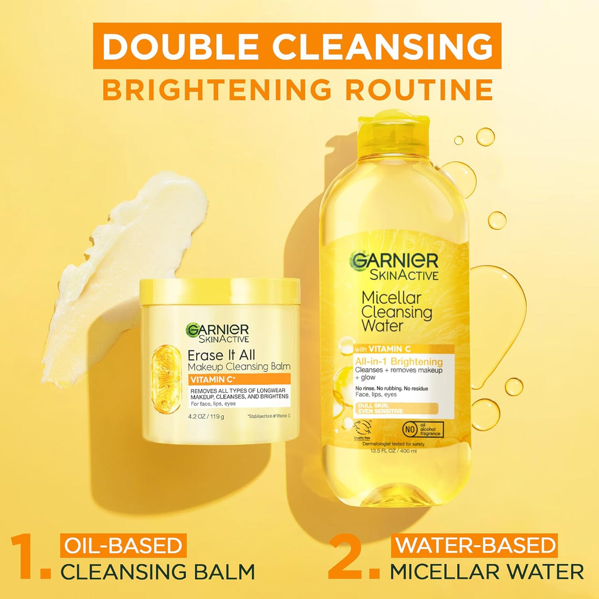 Garnier Vitamin C Makeup Cleansing Balm, 4.2 oz-603084087457-LR-361709-4-LR eShop