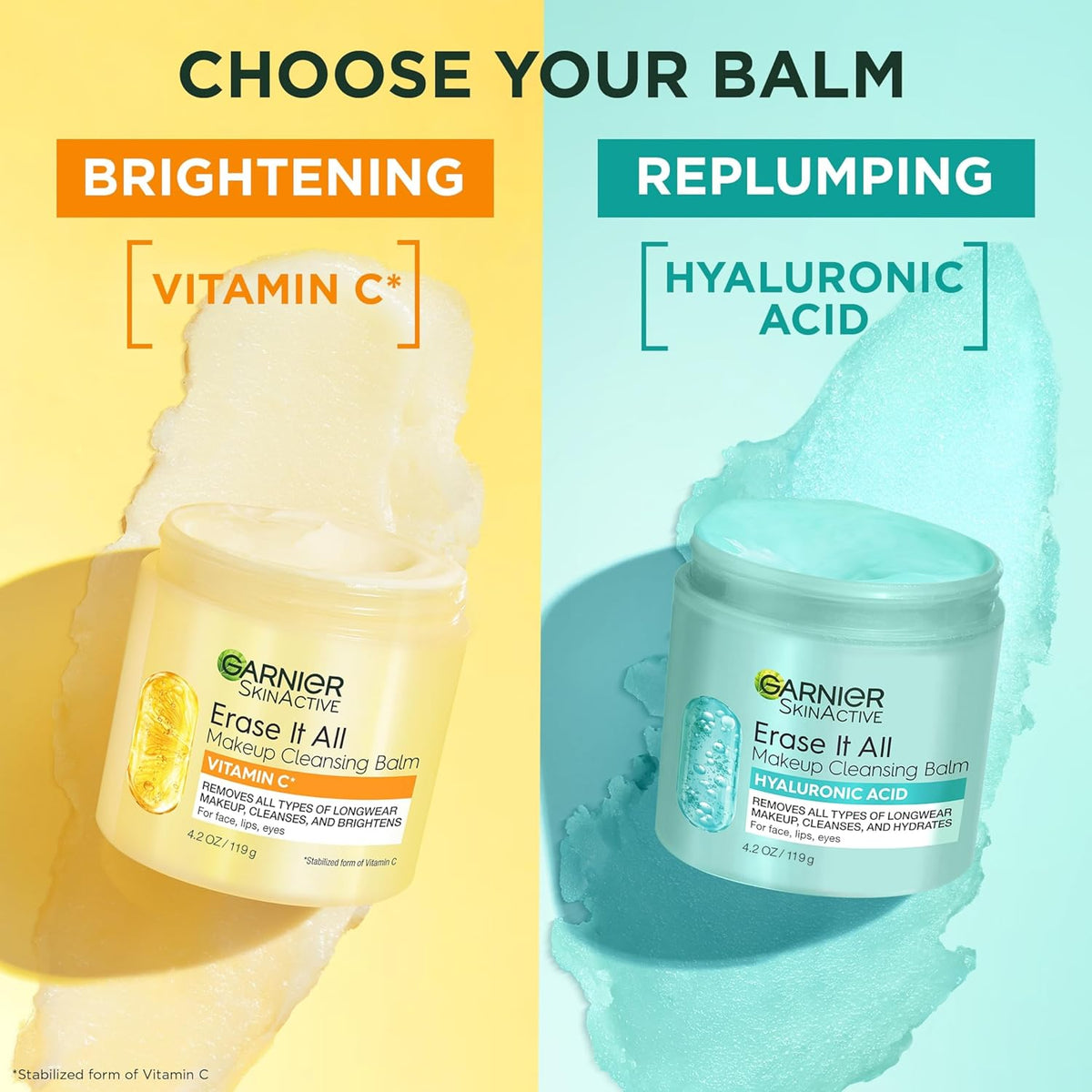 Garnier Vitamin C Makeup Cleansing Balm, 4.2 oz-603084087457-LR-361709-7-LR eShop